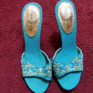 Turquoise Open toe
